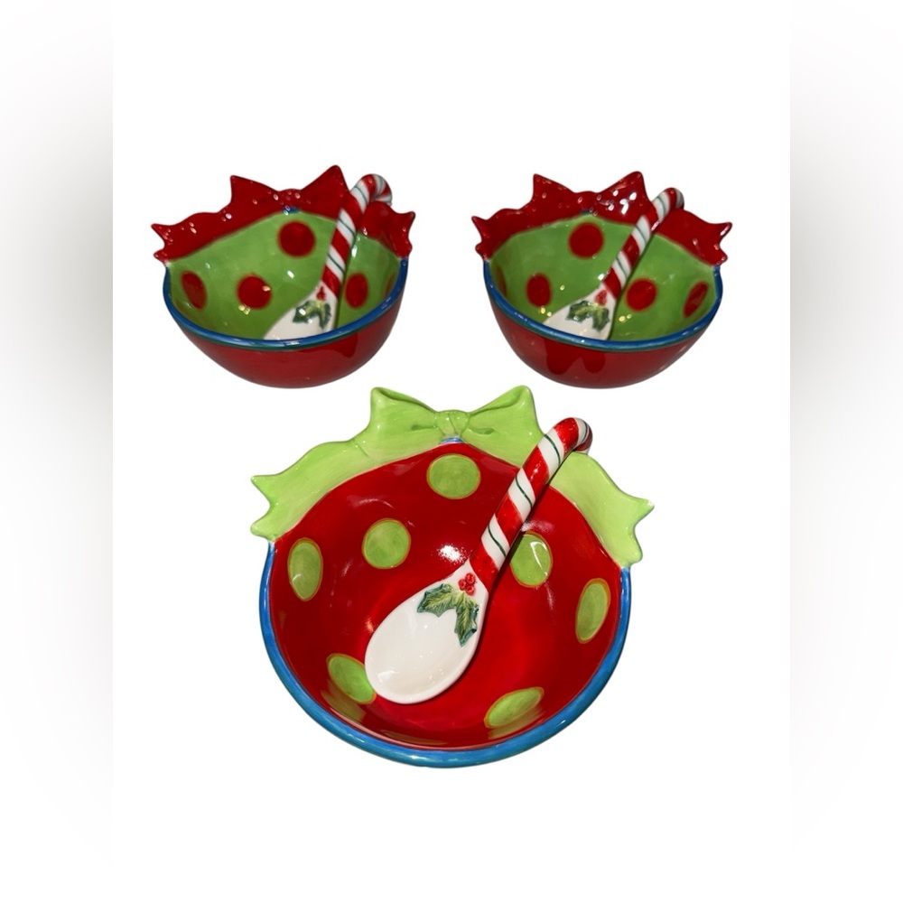 Vintage Fitz & Floyd Kringle Serving Set (6 pieces)